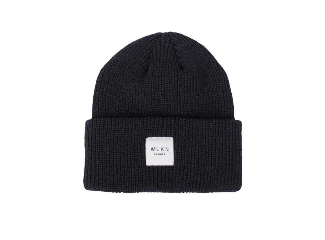 WLKN WLKN : Label Beanie Black O/S