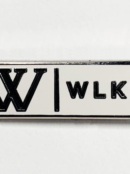 WLKN WLKN : The Building Signature Pin Silver White Black O/S