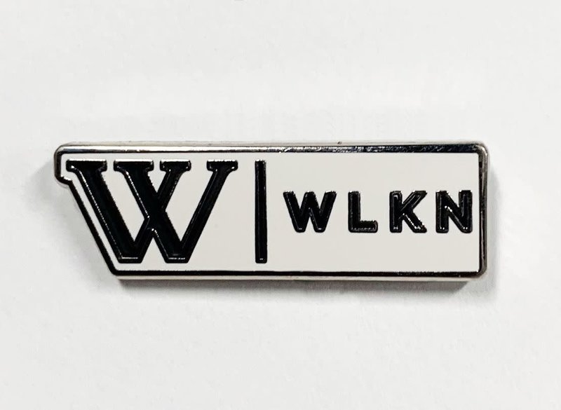 WLKN WLKN : The Building Signature Pin Silver White Black O/S