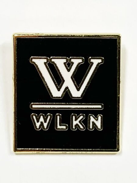 WLKN WLKN : Basic Logo Pin Gold Black White O/S