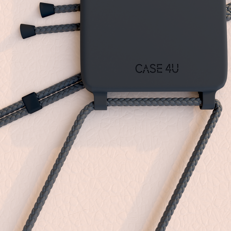 Case 4U : Matte Black Rope and Case for Iphone 11