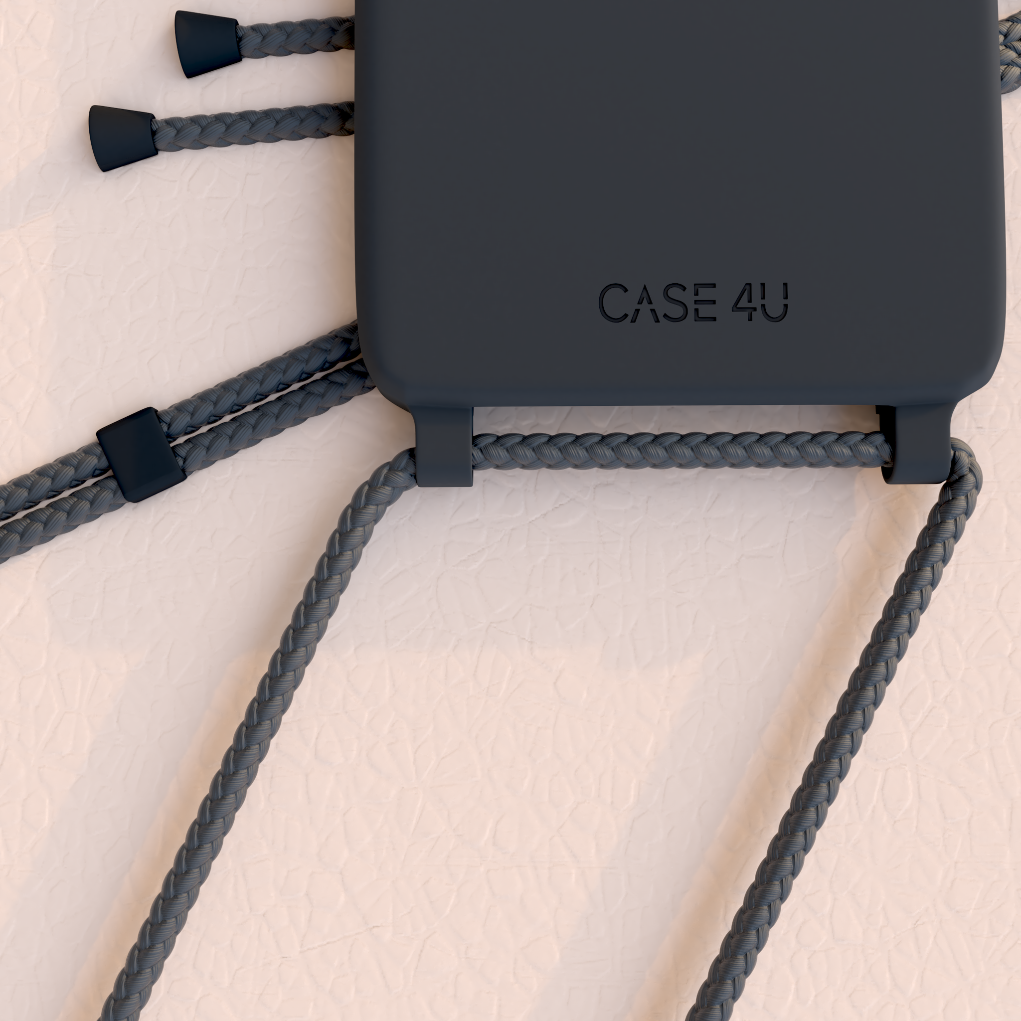 Case 4U : Matte Black Rope and