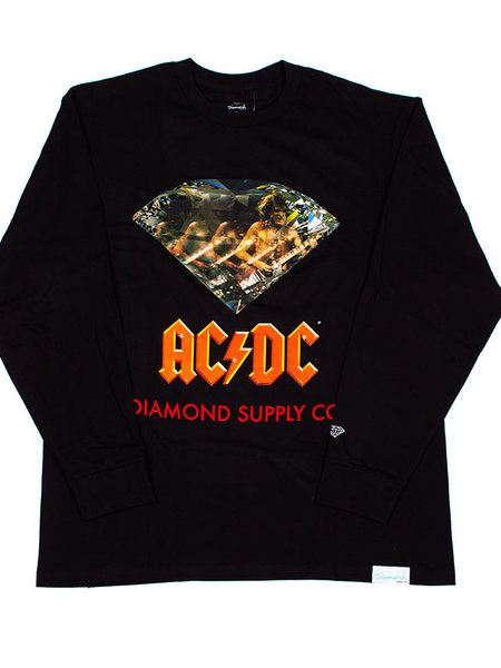 Diamond Supply Co. Diamond x ACDC : Diamond Long Sleeve Tee