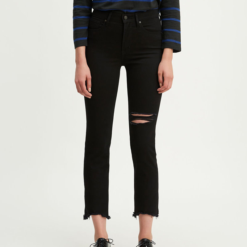 Levis Levi's : 724 Hirise Straight Crop Jeans