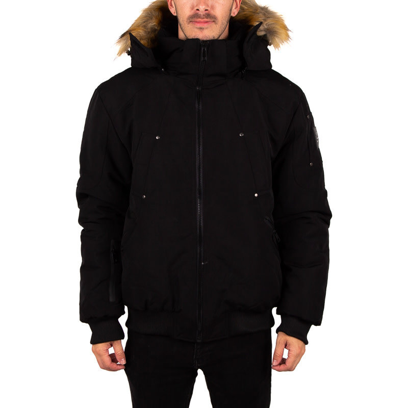 plain black winter jacket