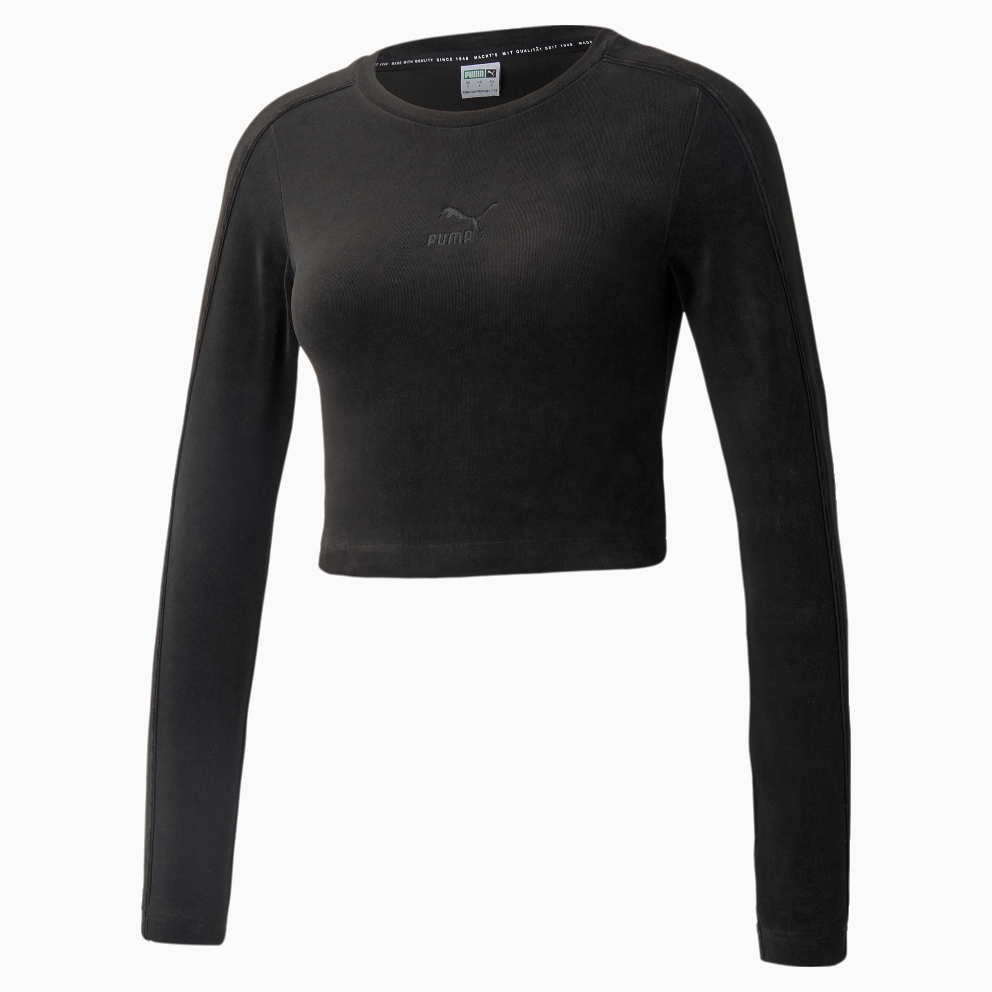 PUMA Iconic T7 Velour Longsleeve Top