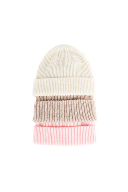 Hits Hits : The Tricot Short Beanie Beige O/S