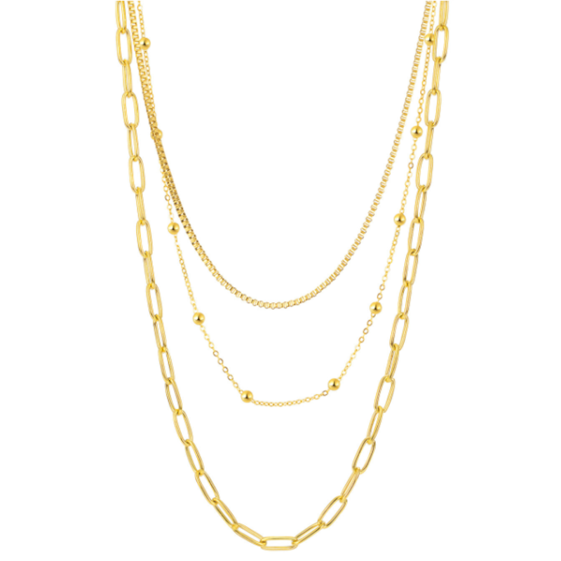 Hits HITS : Clip Necklace Gold O/S