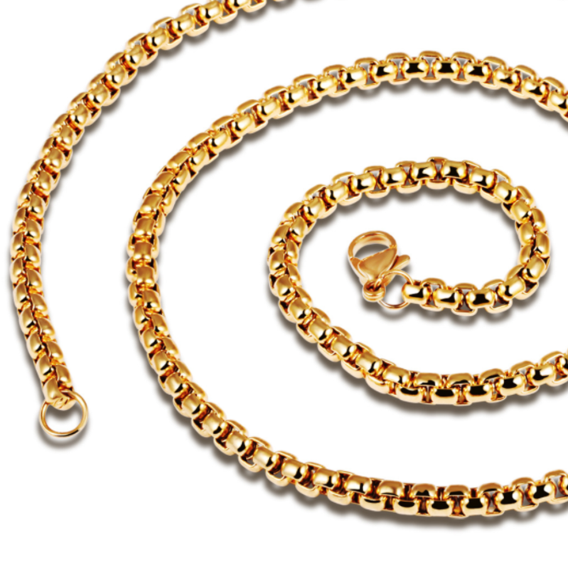 Hits HITS : Bolt Chain 4 mm x 700 mm Gold O/S