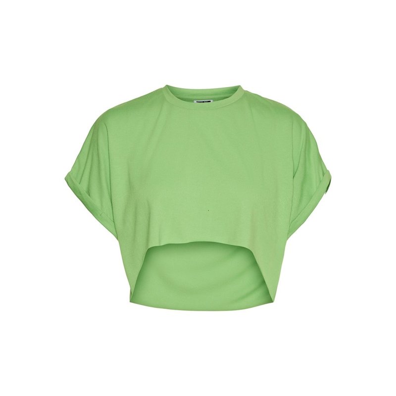 Noisy May Noisy May : NMNini SS Crop Top - Grass Green