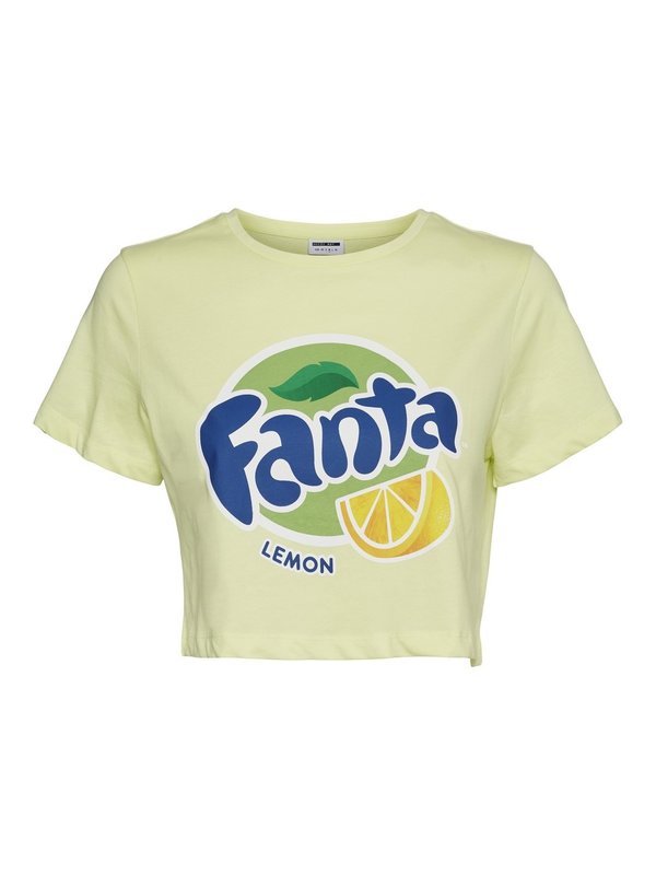 Noisy May Noisy May : Fran S/S Cropped Soft Drink T-Shirt