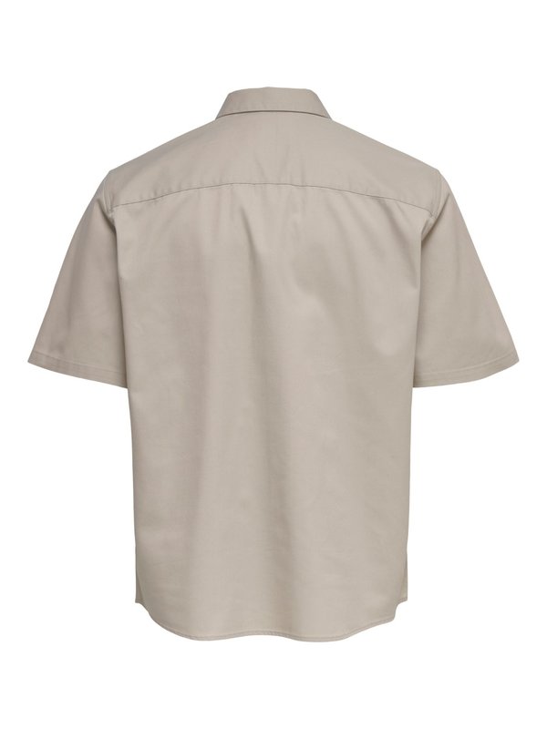 Only & Sons Only & Sons : Matti S/S Twill Overshirt