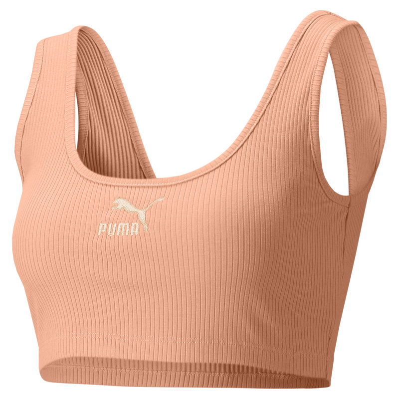 PUMA PUMA : Classics Ribbed Crop Tank Top