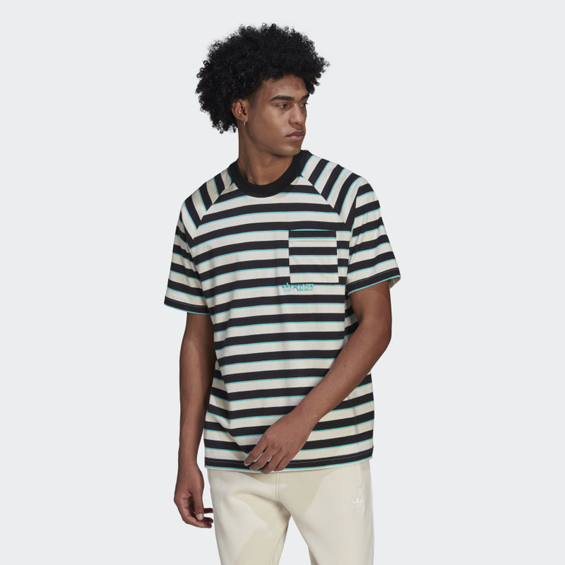 Adidas Adidas : Striped Pocket Tee