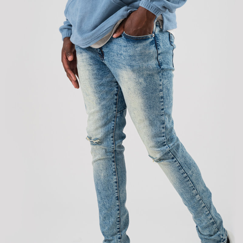 WLKN WLKN : Bellinger Slim Fit Denim Pants