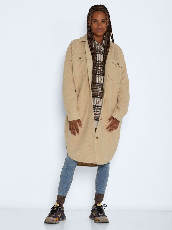 Noisy May : Margot Long Teddy Shacket 