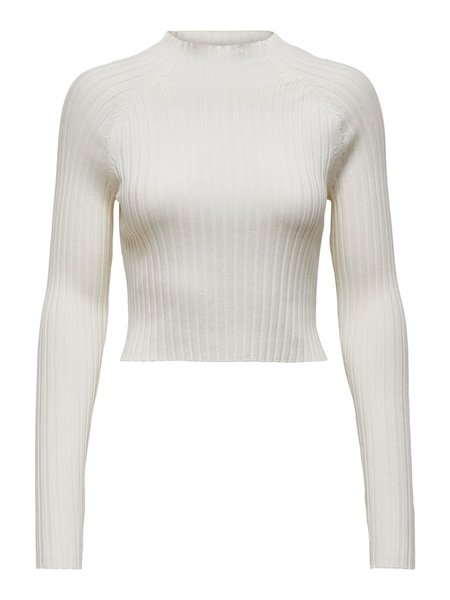 Only Only : Ella L/S Cropped Pullover Knit