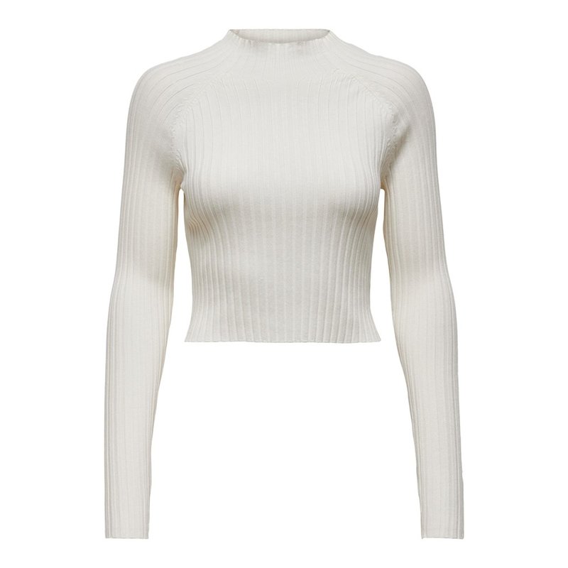 Only Only : Ella L/S Cropped Pullover Knit