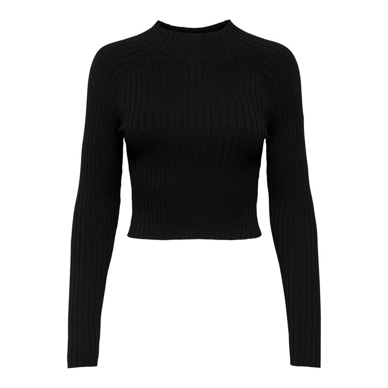 Only Only : Ella L/S Cropped Pullover Knit