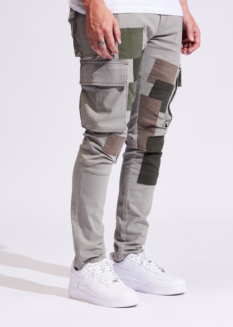 Crysp Crysp : Thena Patchwork Cargo pants