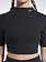 Reebok Reebok : SS Rib Mock Neck Crop Top