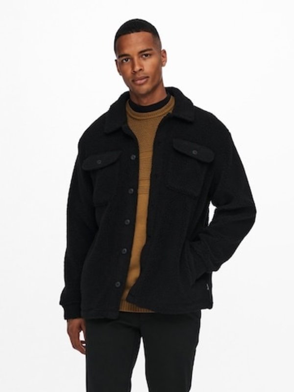 Only & Sons Only & Sons : Remy Sherpa Shirt Jacket