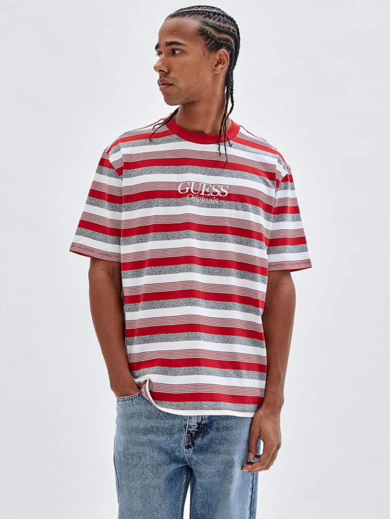 Isolere indre ide Guess Guess : Cole Heather Stripe Tee - WLKN