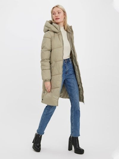 Moda : Uppsala Long Puffer Coat - WLKN