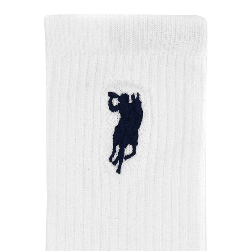 40's & Shorties 40's & Shorties : Horseback Socks 2Pack - White