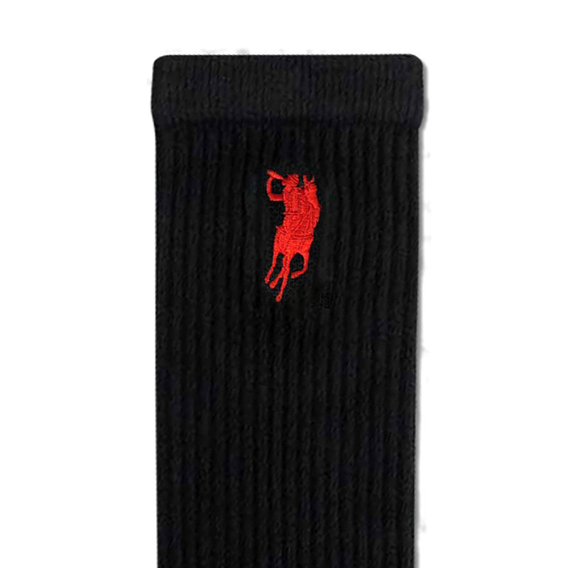 40s & Shorties 40's & Shorties : Horseback Socks 2Pack - Black