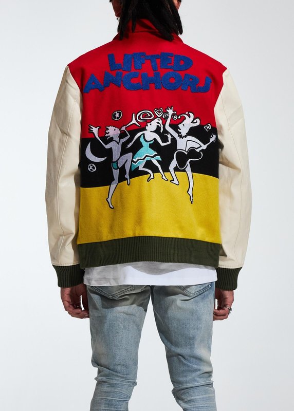 Lifted Anchors Lifted Anchors : Party Varsity Jacket