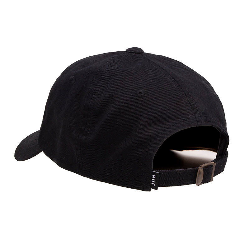 Huf HUF : Essentials OG Logo CV 6 Panel - Black