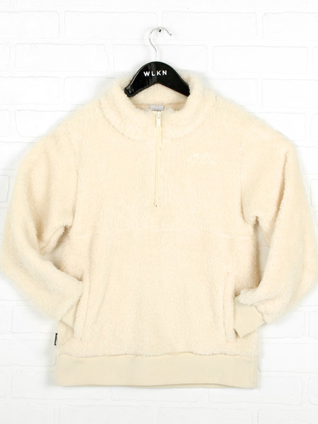 WLKN WLKN : Girl Junior Script Quarter Zip Sherpa