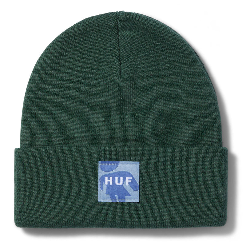 Huf Huf : OG Logo Beanie - Forest Green