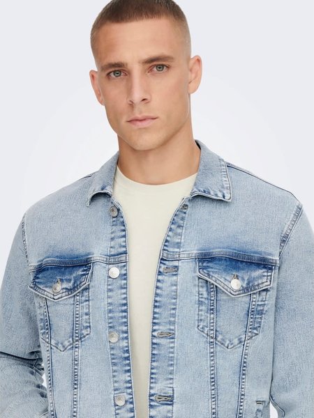 Only & Sons Only & Sons : Blue Denim Jacket