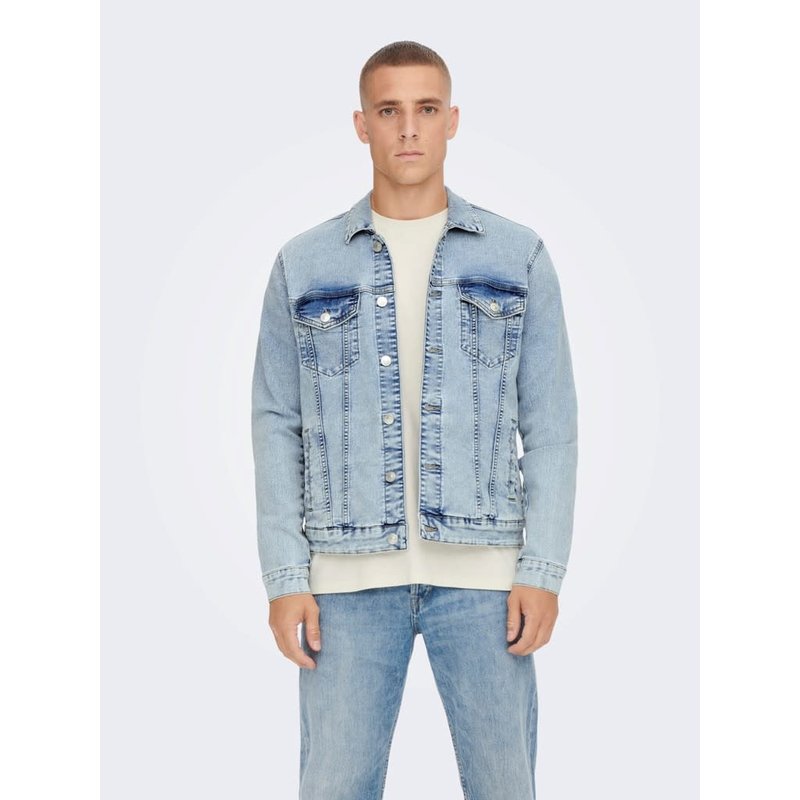 Only & Sons Only & Sons : Blue Denim Jacket