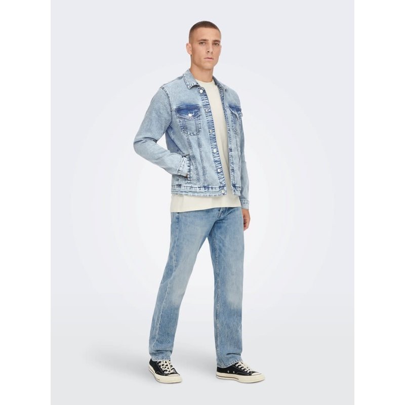 Only & Sons Only & Sons : Blue Denim Jacket