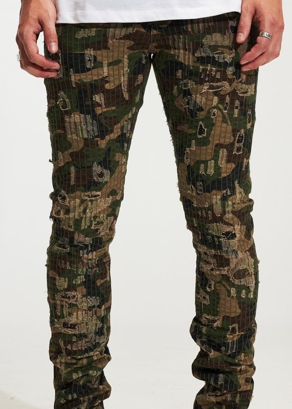 Embellish NYC Embellish : Ryan Camo Destroy Denim