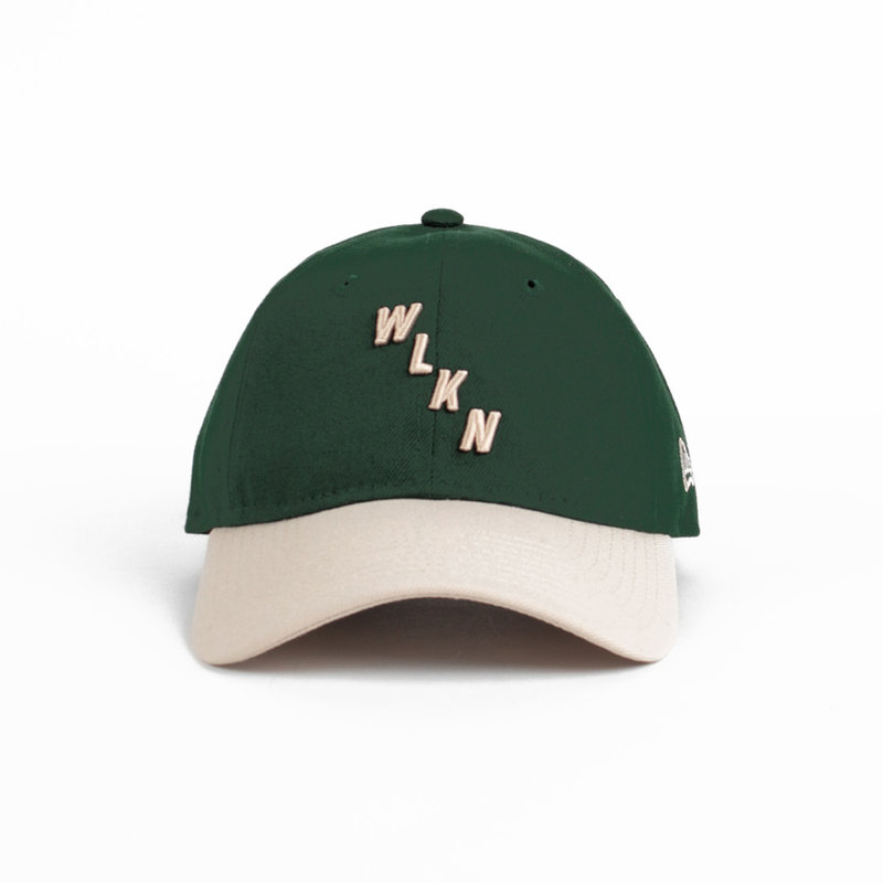 New Era New Era : 920 WLKN Oblique Forest Green Logo Cap