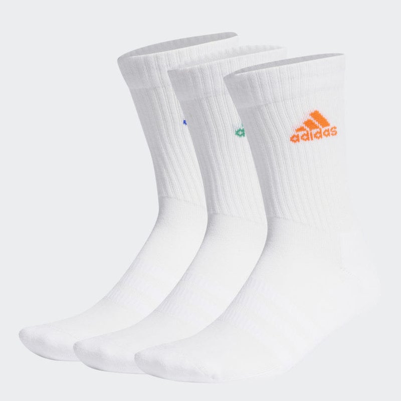 Adidas Adidas : 3Pack Sportwear Socks - White/Multi