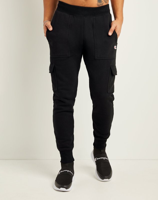 Champion Champion : Reverse Weave Cargo Jogger - Black