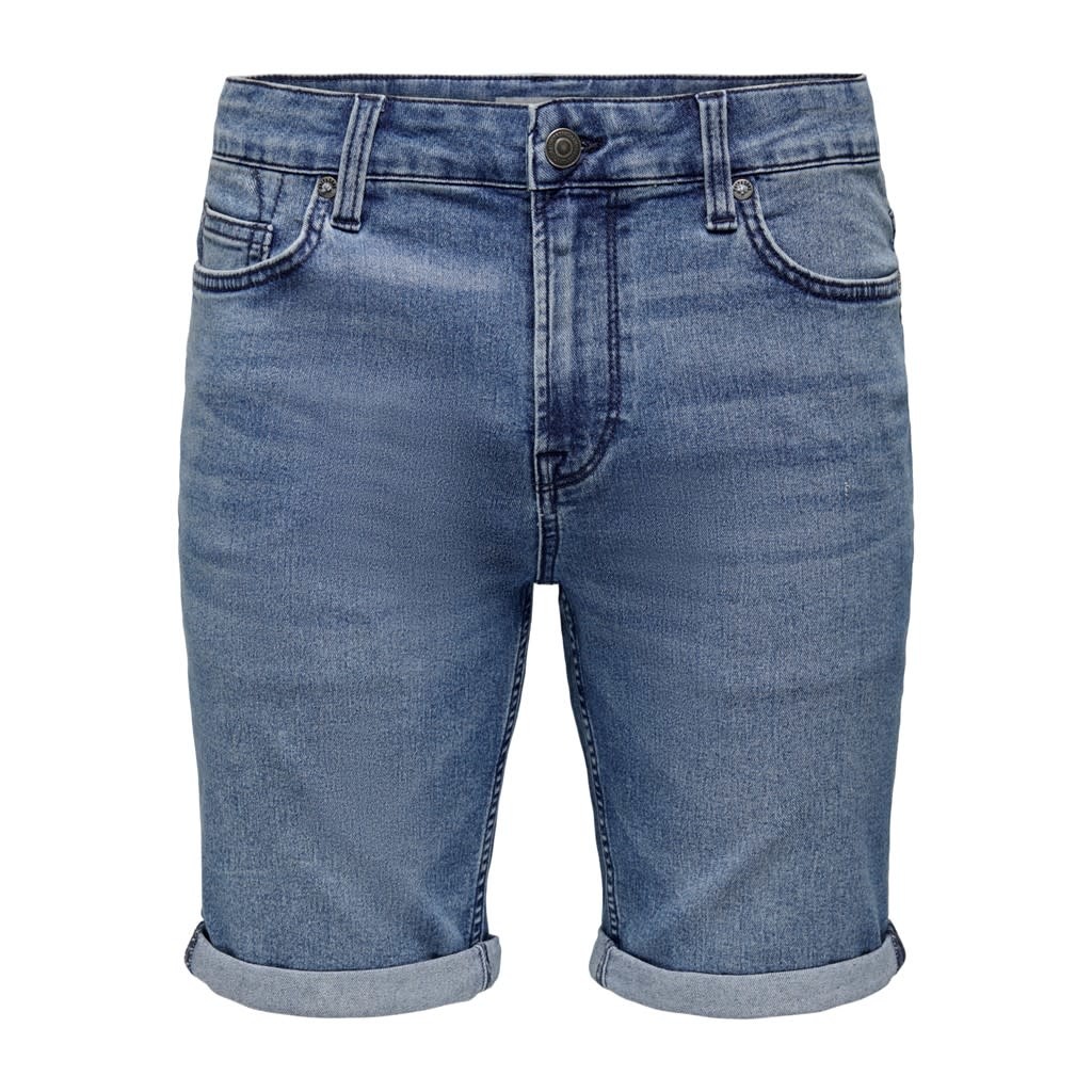 Only and Sons Only & Sons : Regular Fit Shorts - Medium blue