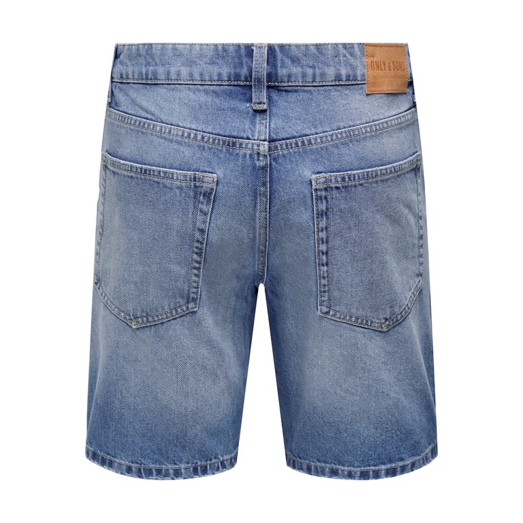 Only and Sons Only & Sons : Loose Fit Shorts - Medium Blue