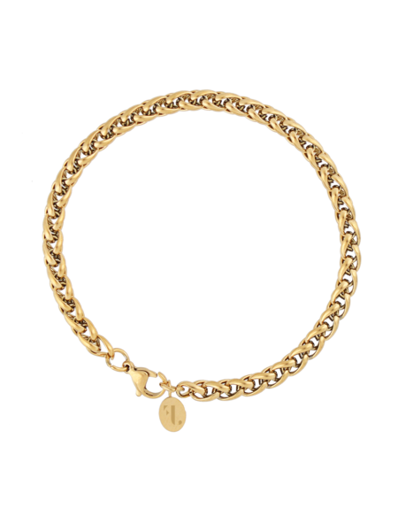 Five Jwlry Five Jwlry : Tage Chain Bracelet - Gold