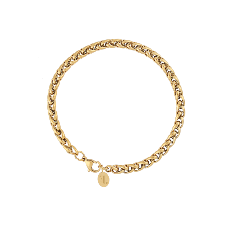 Five Jwlry Five Jwlry : Tage Chain Bracelet - Gold