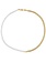 Five Jwlry Five Jwlry : Volga Half Pearl Necklace - Gold