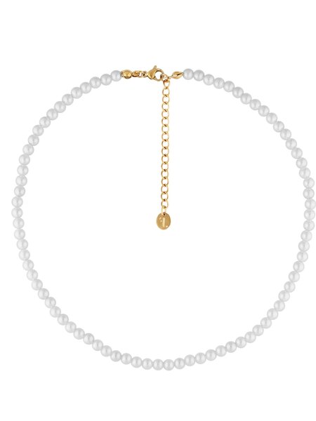 Five Jwlry Five Jwlry : Baby Var Pearl Necklace - Gold