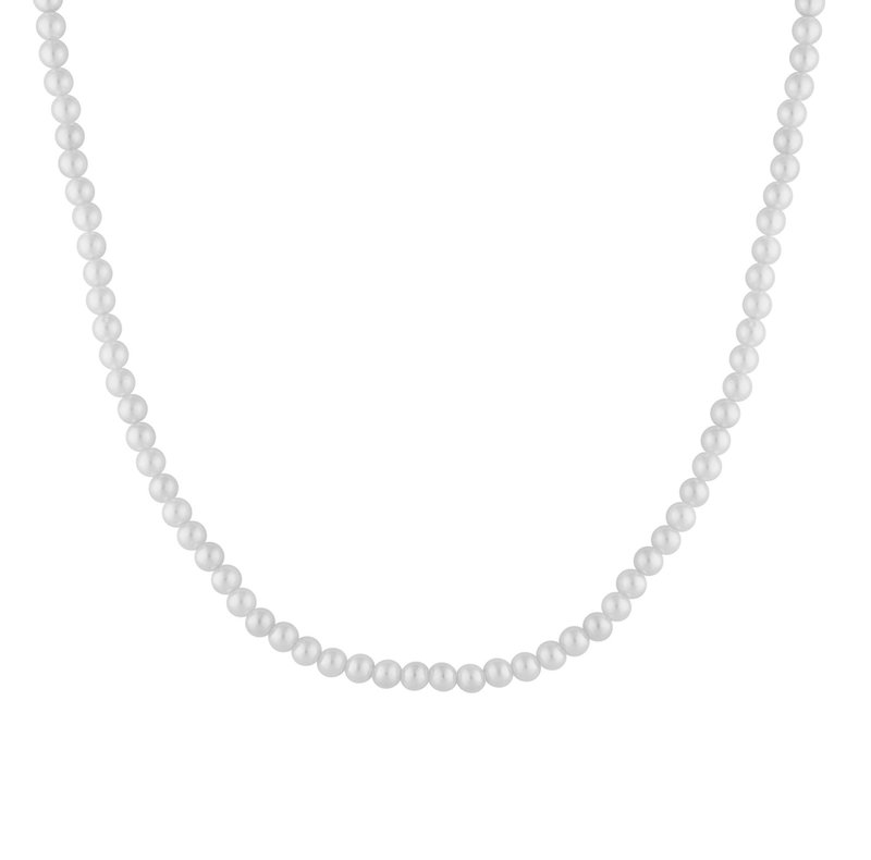 Five Jwlry Five Jwlry : Baby Var Pearl Necklace - Silver