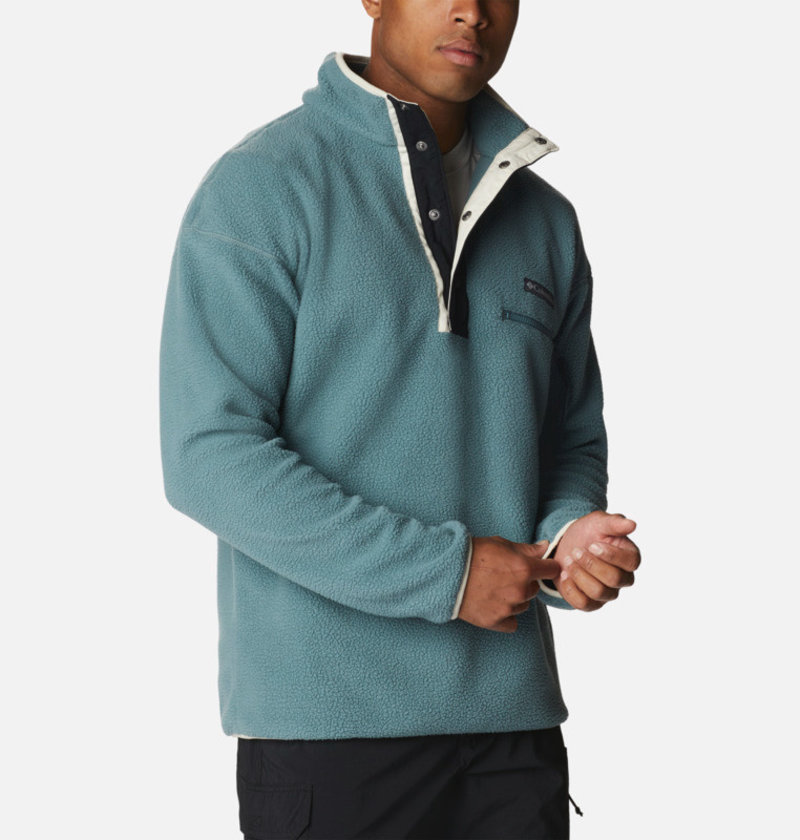 Columbia Men's Helvetia™ Colorblocked Half-Snap Fleece Sweatshirt - Macy's