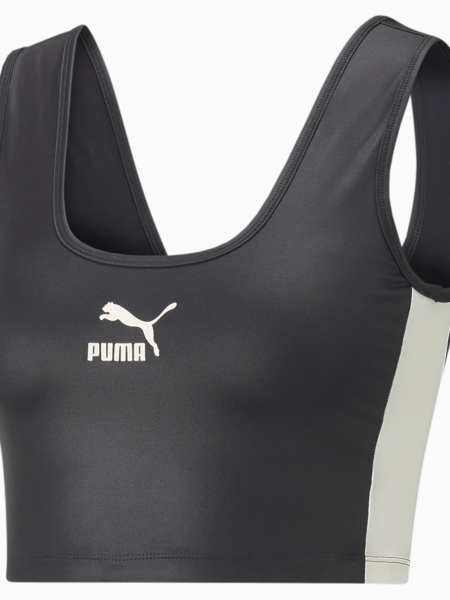PUMA Puma : T7 Shiny Cropped Top